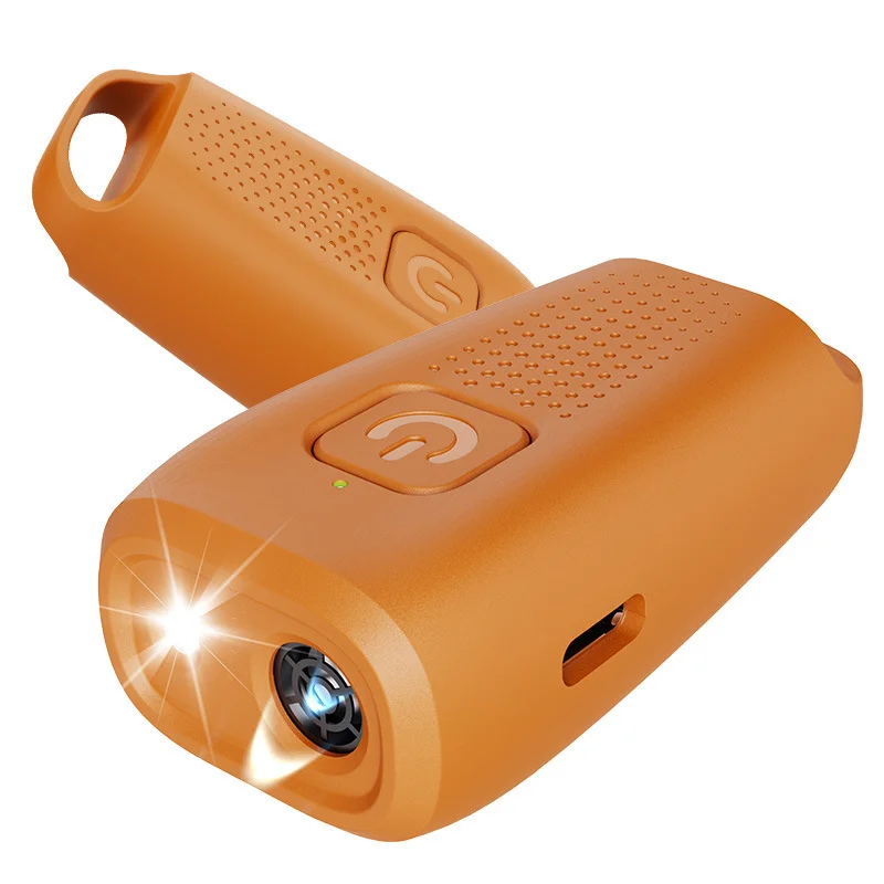 Portable Mini LED Light Ultrasonic Dog Barking Deterrent Anti Barking Control Rechargeable Dog Training ABS Material Device