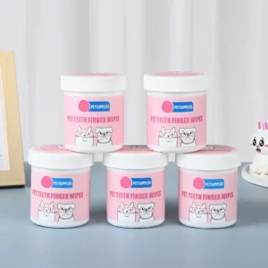 Portable Oral Cleaning Supplies for Cats Dogs Disposable Wet Wipes Toothbrushes for Pet Waste Disposal Teeth Cleaning