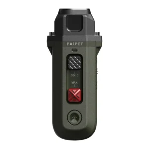 Portable Outdoors Rechargeable Ultrasonic Dog Bark Deterrent Device with Flash Handheld Pet Trainer Barking Control Repeller