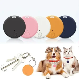 Portable Pet Bluetooth Tracker Smart Waterproof Lightweight App Control for Pets Wallet Car Kids