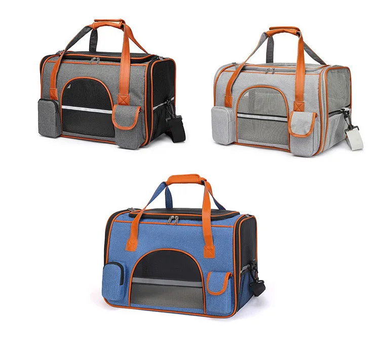 Portable Pet Carrier Cat Dog Carrier Pet Bag With Soft Mat for Small Animals Waterproof Pet Bag
