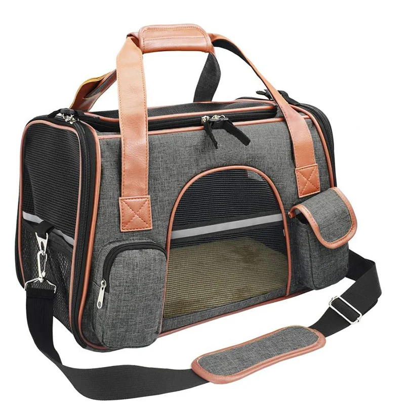 Portable Pet Carrier Small Cats Dogs Carrying Case Durable Travel Pet Bag