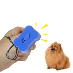 Portable Pet Dog Training Clicker Dog Stop Barking Control Sound Press Button Dog Training Device