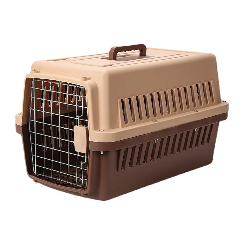 Portable Pet Flight Case Car Cage Small Medium Large Dogs Cats Outdoor Pet Carrier for Airport Use