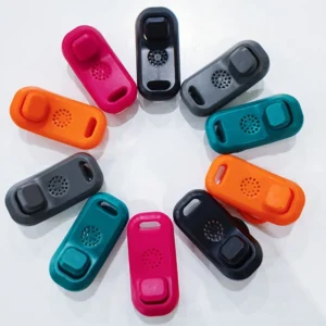 Portable Pet Training Clicker Durable Plastic Dog Cat Training Tool with Loud Sound for Positive Reinforcement