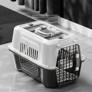 Portable Pet Travel Carrier for Cats Car and Airplane Transport Sturdy Dog Cage