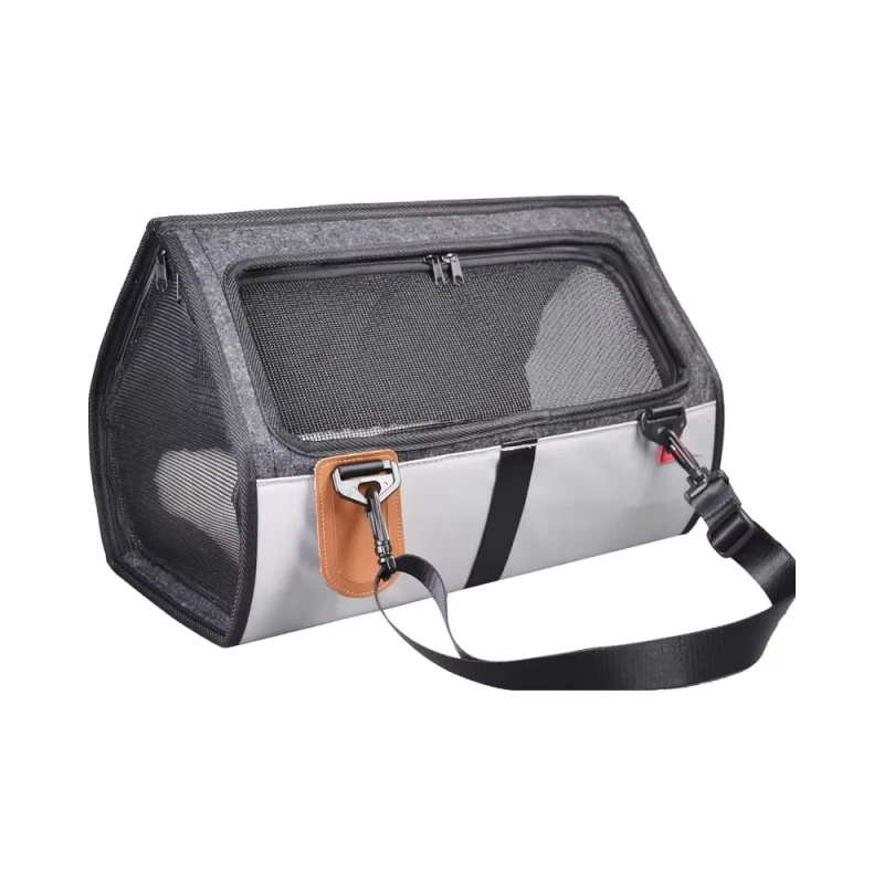 Portable Pet Travel Carrier with Secure Car Seat Lightweight Small Pet Carrier