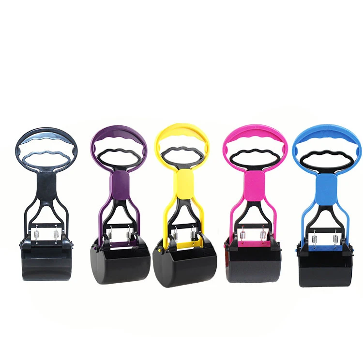 Portable Pooper Scooper for Small and Medium sized Pets Feces Disposal Tool with Biodegradable Dog Poop Bags