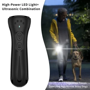 Portable Rechargeable Plastic Ultrasonic Anti Barking Bark Control Waterproof Dog Repellent Laser Dog Teasing