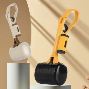 Portable Reusable Durable Eco-Friendly Plastic Dog Cat Poop Scooper with Poop Bags for Walking Household Pet Waste Disposal