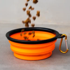 Portable Silicone Dog Bowl Collapsible Plastic Pet Bowls Feeders Cups Pails Travel Bowl All season Support 3 in 1