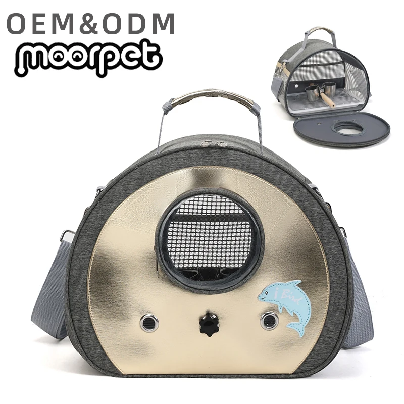 Portable Small Bird Travel Bag Parrot and Pigeon Pet Carrier with Lizard Cage for Small Pets and Supplies Parrot Portable Bag