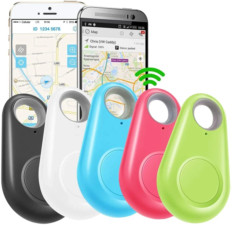 Portable Smart Alarm GPS Key Chain Tracker Anti-Lost Tracking Device for Car Wallet Wireless Pet Locator Key Finder