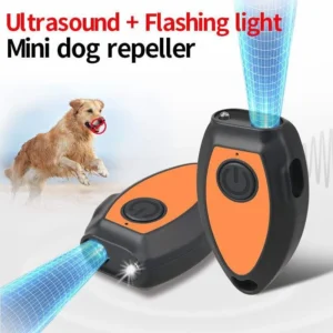 Portable Ultrasonic Dog Repeller Mini Handheld Anti Barking Deterrent Device Safe Training Tool for Aggressive Barking Dogs