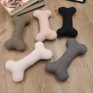 Portable Washable Bone Chew Toy for Dogs Made of Safe Materials Cute Pets Novelty Gift
