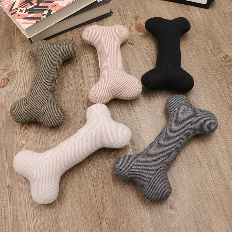 Portable Washable Bone Chew Toy for Dogs Made of Safe Materials Cute Pets Novelty Gift