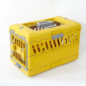 Portable and Breathable Pet Carrier Foldable Cat Kennel and Dog Cage for Outings and Car Trips