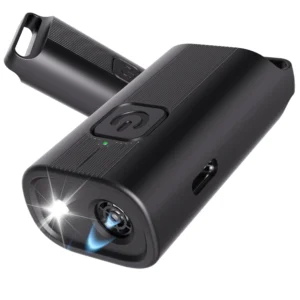 Powerful Mini Ultrasonic Dog Repeller Rechargeable Electronic Animal Deterrent for Dog Training Bark Control Made of Plastic