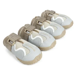 Premium 4pcs Pet Shoes&Socks Non slip Breathable Dog Boots Reflective Waterproof Winter Adjustable Pet Shoes