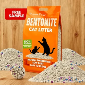 Premium Clumping Bentonite Cat Litter Flushable Fast Dust Free Odor Control Eco Friendly Activated Carbon