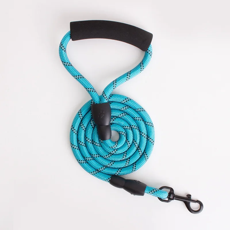 Premium Comfortable Grip Dog Leash Padded Handle Reflective Nylon Pet Walking Lead for Golden Retriever