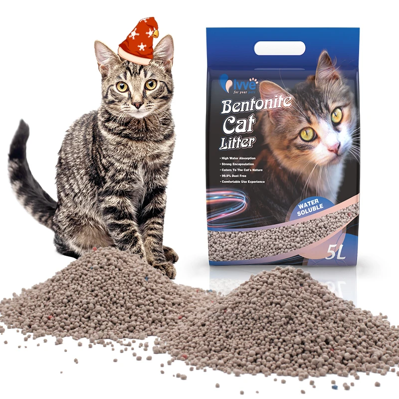Premium Eco Friendly Flushable Bentonite Cat Litter Sand 5L 6L 10L Low Dust
