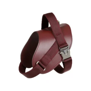 Premium Leather Step in Saddle Harness Webbing Designer Walking Dog Harness Pet Accessories