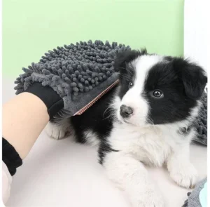 Premium Pet Cleaning and Bathing Glove for Dog and Cat Grooming