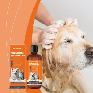 Premium Pet Shampoo for Dogs and Cats 100ml Gentle Cleansing Moisturizing Shampoo for Itchy Dry Skin Long Lasting Fragrance
