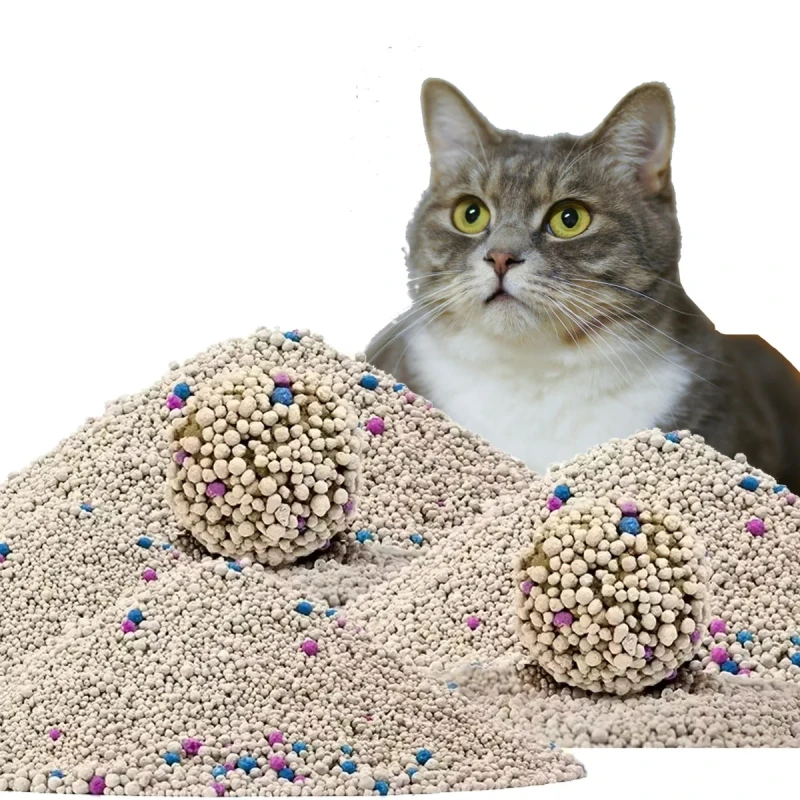 Premium Quality Eco Friendly Biodegradable Bentonite Cat Litter Custom Manufacturer's Natural Mineral Kitty Litter Premium