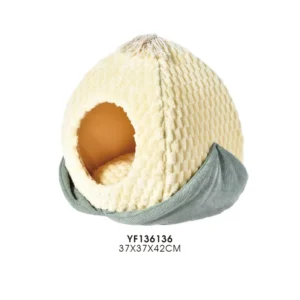 Premium Soft Cat Cave Arctic Fleece Hollow Design Comfortable Insulated Pet Den