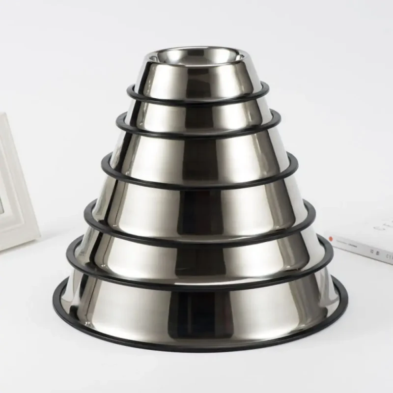 Price OK Sample 0.5KG Stainless Steel Slow Feeder Bowl Pet Bowls