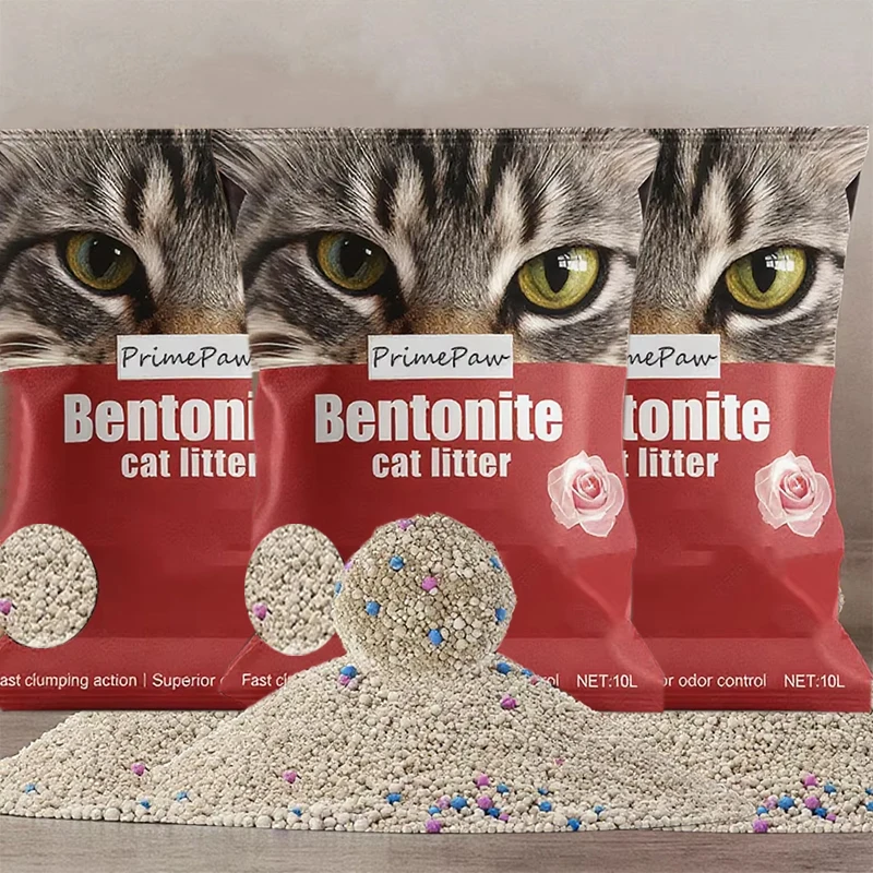 PrimePaw OEM ODM Low Price Custom 5L 10L Dust Free Strong Clumping Odor Control Flushable Eco Friendly Broken Ore Cat Litter
