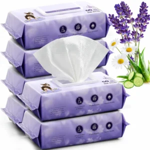 Private Label Hypoallergenic Dog Deodorizing Pet Grooming Wet Wipes for Paws Body Butt Ears
