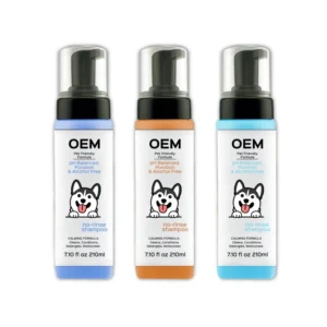 Private Label Pet Friendly Waterless No Rinse Shampoo for Animals for Pet Grooming Products Detangling Moisturizing