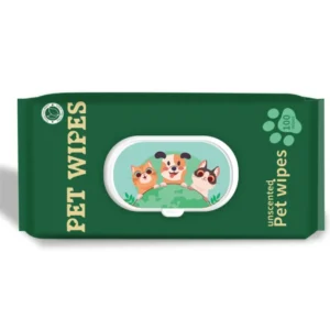 Private Label Pet Wipes Hypoallergenic Dog Cat Cleaning Wipes for Paws Butt and Body