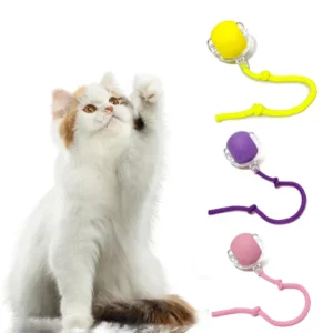 Private Label Rolling Tail Cat Ball Smart Motion Indoor Enrichment Toy Pet Store Novelty Selection