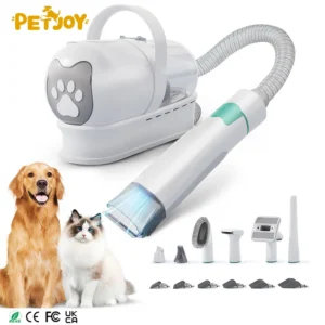 Professional 7 in 1 Pet Cleaning Grooming Products 1L Capacity Vacuum Cleaner & Hair Cleaning Brush Safe Portable Low Noise
