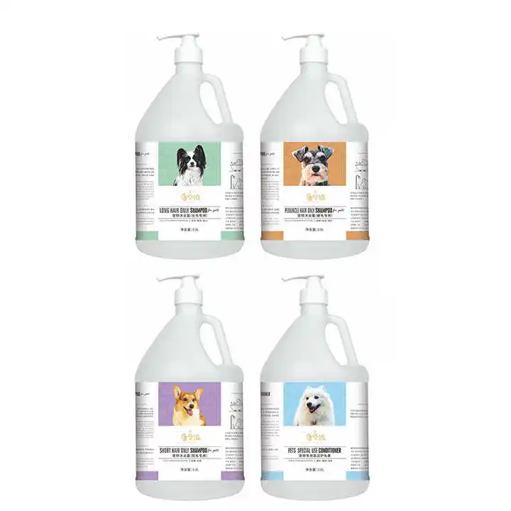 Professional All Natural Pet Grooming Products Organic Natural Dog Shampoo Large Bulk Bottle Puppy Shampoo and Conditioner