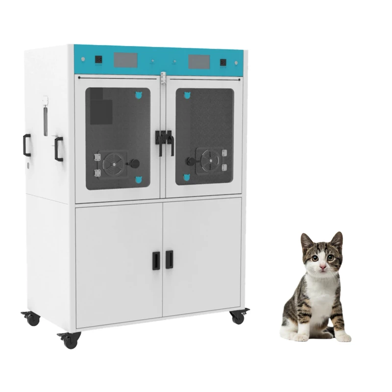 Professional Custom Veterinary Cat Cages Featuring Oxygen Therapy Constant Temperature Control Veterinary Modular Pet Cage