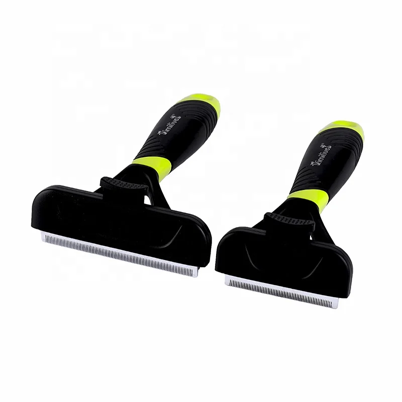 Professional Deshedding Comb for Dogs and Cats Plastic Hair and Pet Grooming Undercoat Brush