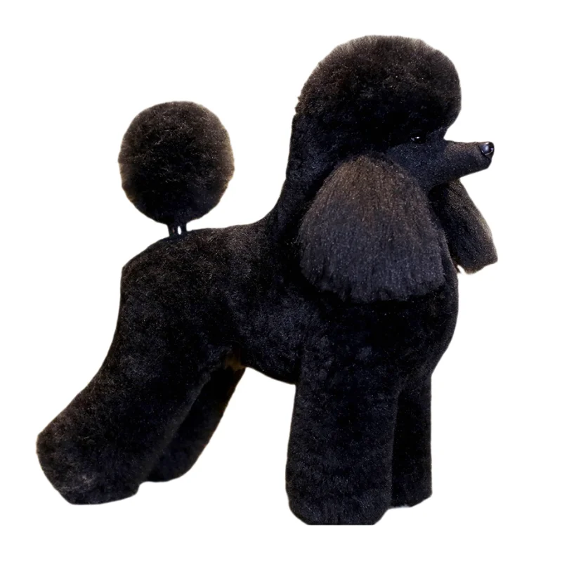 Professional Dog Grooming Set Poodle Ram Fake Fur Pet Grooming Tool Pet Model (Only Wig)