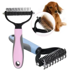 Professional Pet Brush Hair Remover Pet Hair Knot Cutter Comb Brushes Grooming Shedding Supplies