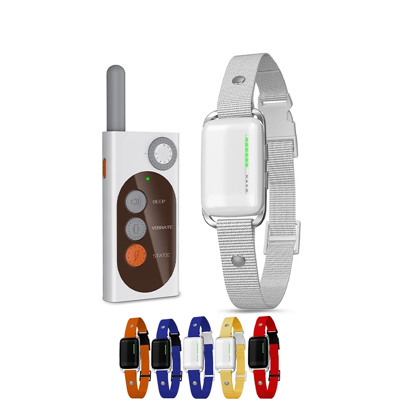 Professional Pet Dog Remote Battery Operated Training and Beeper Dog Training Electric Shock Collar with Remote Control