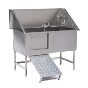 Professional Pet Equipment Animal Tub Stainless Steel Pet Grooming Bath Dog Wash Machine With Faucet