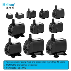 Pump Aquarium Pond Fountain Water Feature Submersible Pompe Aquascaping Statuary Waterfall Hydroponics Pumps Bomba De Agua Pompa