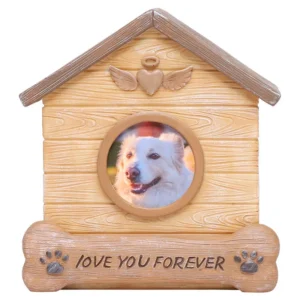 Puppy Burial Urn Pet Funeral Memorial Supplies Creative House Ashes Storage Box Eco-friendly Wood