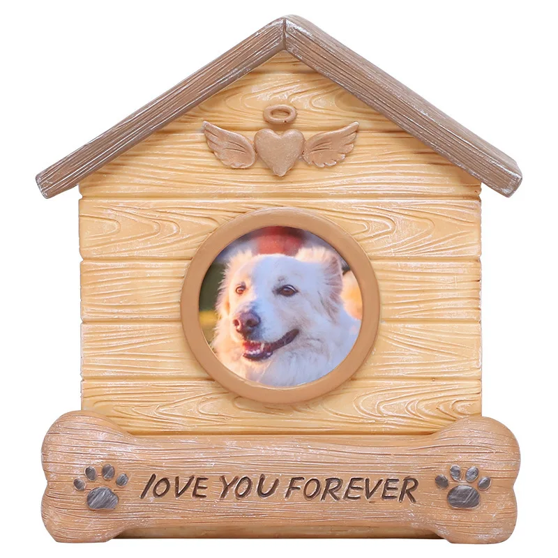 Puppy Burial Urn Pet Funeral Memorial Supplies Creative House Ashes Storage Box Eco-friendly Wood