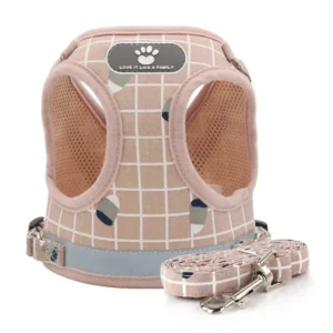 Puppy Harness Leash Reflective Dogs Harness and Leash Set Dogs Vest Harness Leads Pet Clothes for Small Dogs