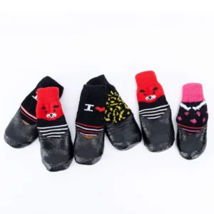 Puppy Socks Teddy Bichon Waterproof Small Dog Shoes Non Drop Anti Scratch Foot Covers Dirt Proof Cat Foot Covers Pet Shoes